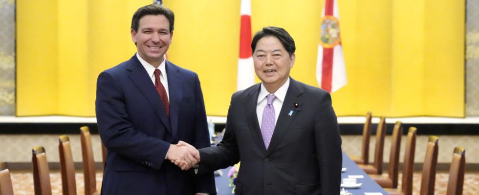 still no candidate Ron DeSantis refines his international stature