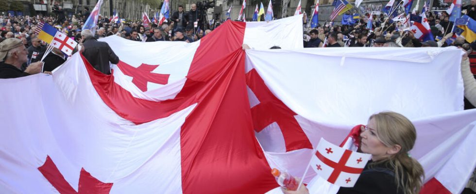 thousands of people demonstrate against the government