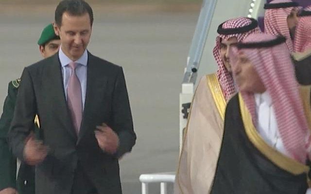 A first in 12 years Syrian President Assad in Saudi