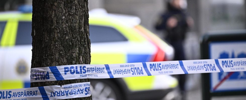 A woman was run over in central Falkenberg