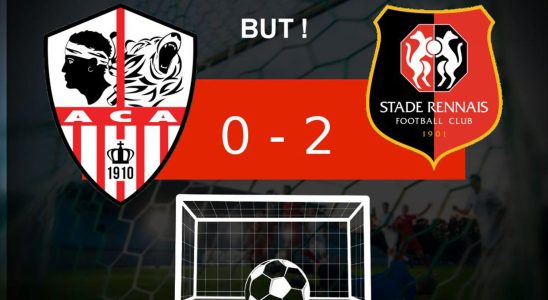 AC Ajaccio Rennes Stade Rennais increases the gap the