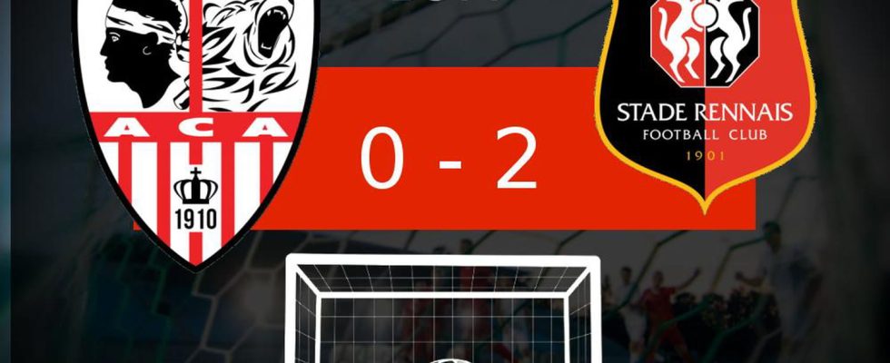 AC Ajaccio Rennes Stade Rennais increases the gap the