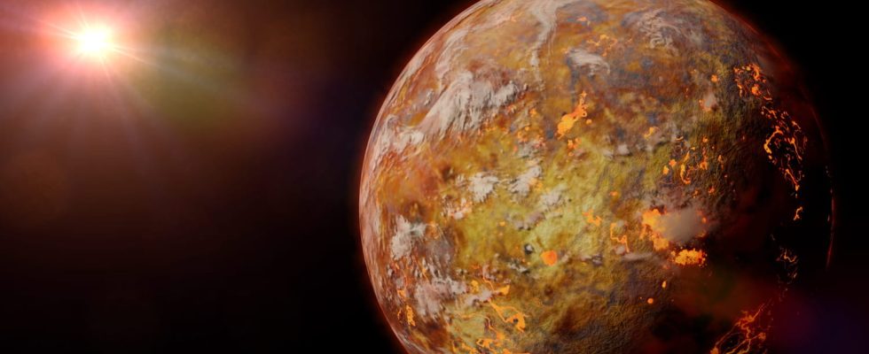 An exoplanet covered in volcanoes has been discovered could it