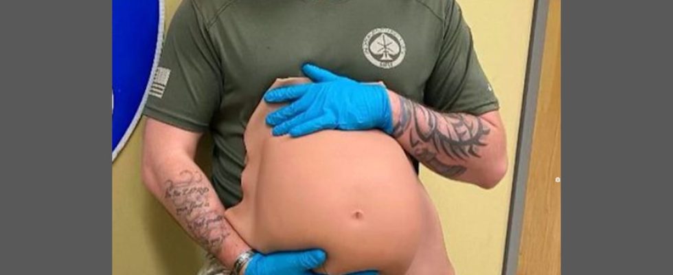 Arrested during a traffic check a pregnant woman reveals what