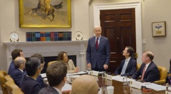 Artificial intelligence summit in the White House Senior executives of