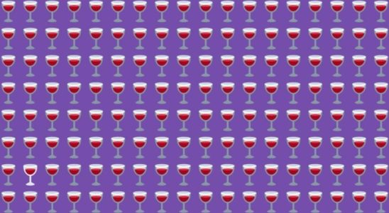 Can you find the unique wine glass in 12 seconds