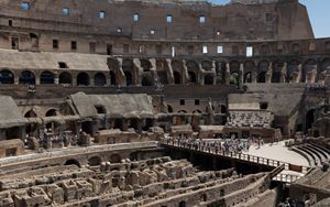 Colosseum the new lift inaugurated a unique view of the