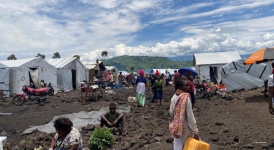 DRC in the Bulengo IDP camp children deprived of school