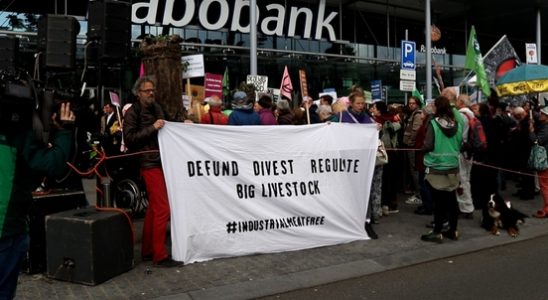 Environmental activists at Rabobank meeting Will the bank emit 45