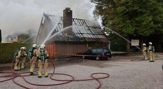 Fire brigade turned out for a fire in the barn