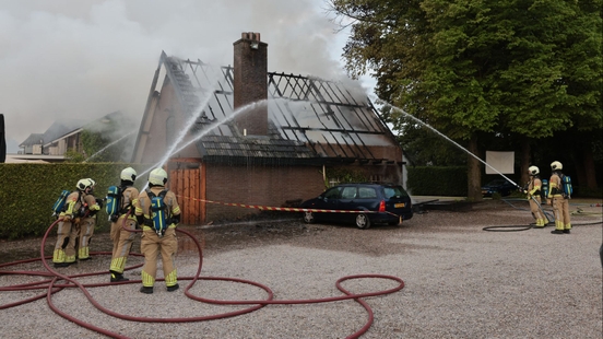 Fire brigade turned out for a fire in the barn