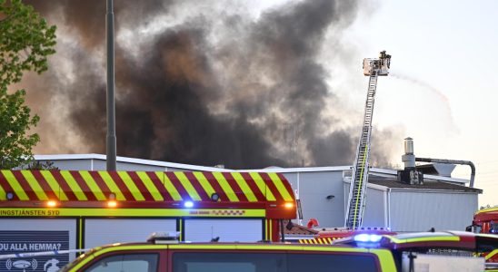 Fire in hardware store in Malmo