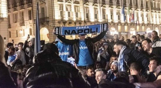 Football Naples crowned champion of Italy celebrated its victory