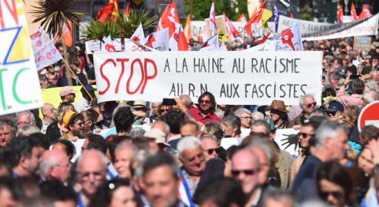 France elected officials and citizens march in Saint Brevin in support