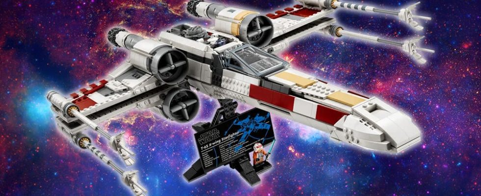 Get your hands on the all new ultra detailed LEGO X Wing featuring