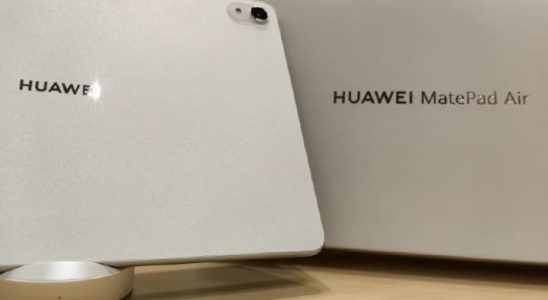 Huawei MatePad Air livestreamed live