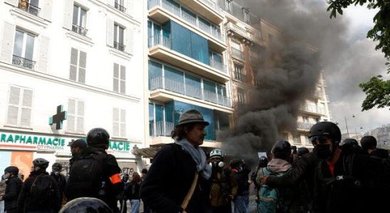 In France people took to the streets on May 1