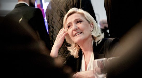 In Le Havre Marine Le Pen candidate for the Elysee…