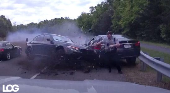 Incredible traffic accident in the USA is on the agenda