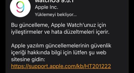 It was published WatchOS 951 good news for Apple Watch