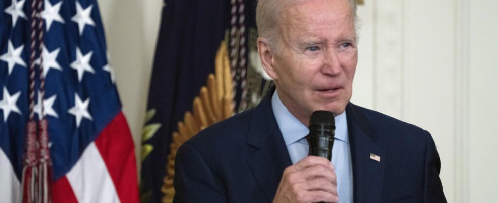 Joe Biden says he is optimistic but cuts short his