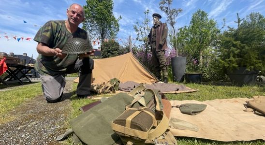 Jos builds a Canadian encampment in the front yard Thats