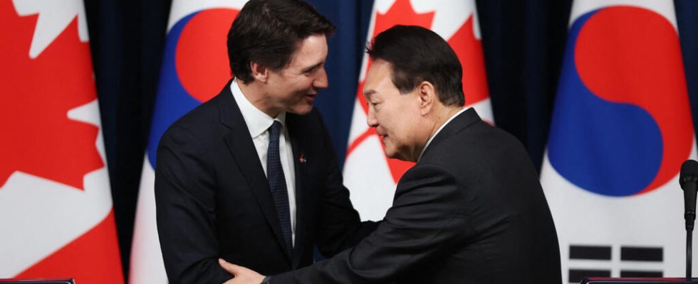 Justin Trudeau in South Korea to strengthen the partnership between