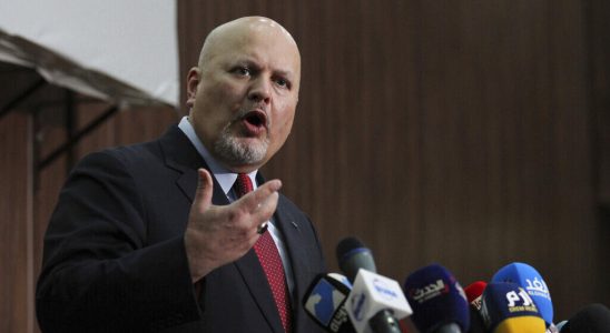 Karim Khan ICC prosecutor at the bedside of the victims