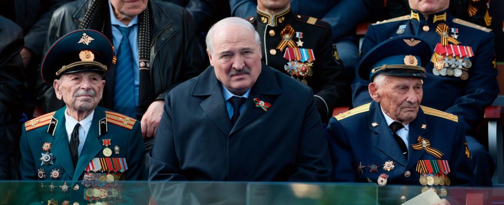 Lukashenko was missing at the flag ceremony