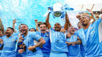 Manchester Citys third consecutive championship in the English Premier League