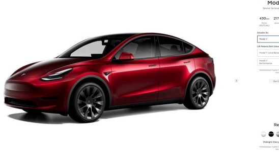 Midnight Cherry Color Model Y Arrives in Europe