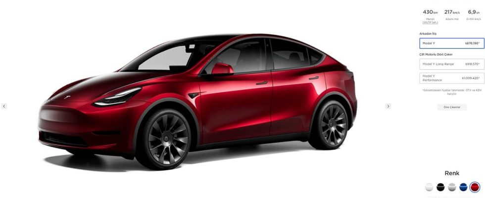 Midnight Cherry Color Model Y Arrives in Europe