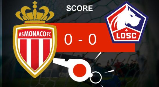 Monaco Lille the two teams finish tied the summary