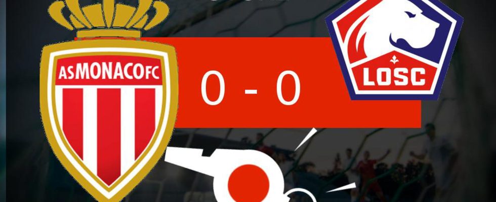 Monaco Lille the two teams finish tied the summary