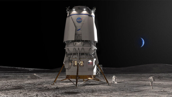 NASA chooses Blue Origin company for second manned Moon vehicle