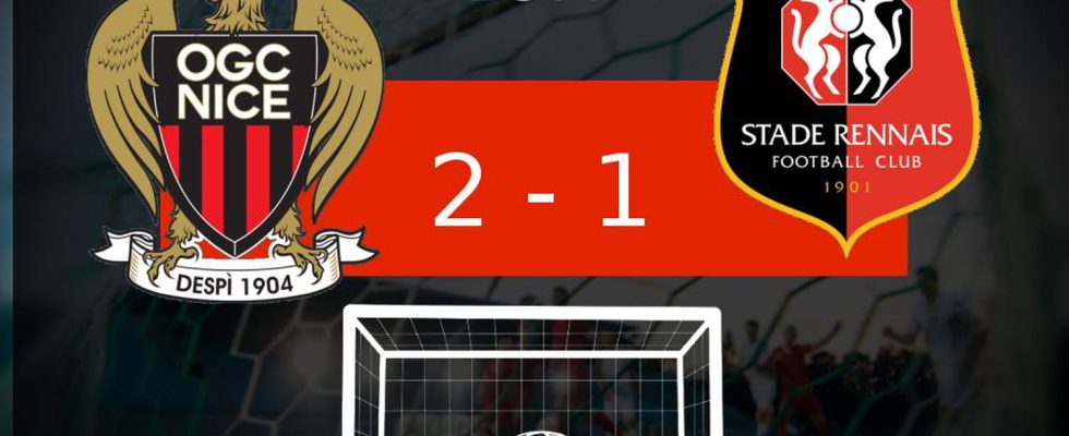 Nice Rennes Stade Rennais scores but remains behind