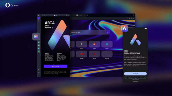 Opera is here with browser artificial intelligence Aria