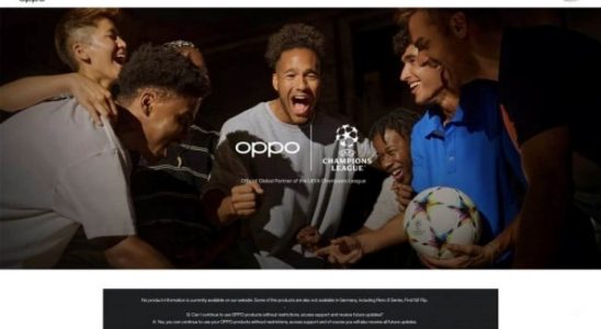 Oppo Germany Deleted Its Website