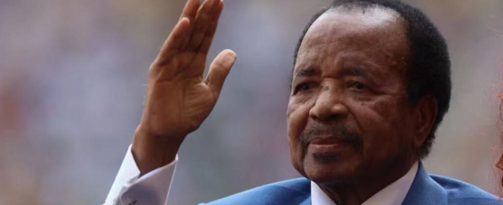 President Paul Biya presides over the parade