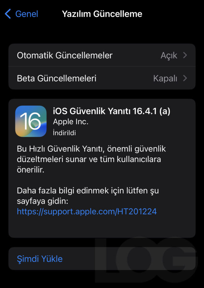 Quick iOS Security Response 1641a released on top of iOS