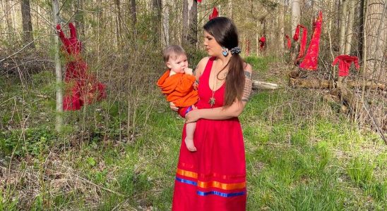 Red dresses displayed in Tillsonburg honor MMIWG2S