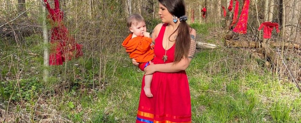 Red dresses displayed in Tillsonburg honor MMIWG2S