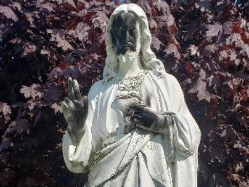 Religious statues vandalized at church property in Langton