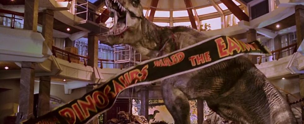 Relive the awesome Jurassic Park finale with a brand new