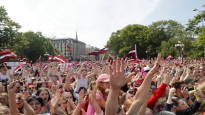 See how loudly Latvia celebrated the historic World Cup bronze