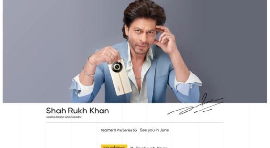 Shah Rukh Khan is the new face of Realme