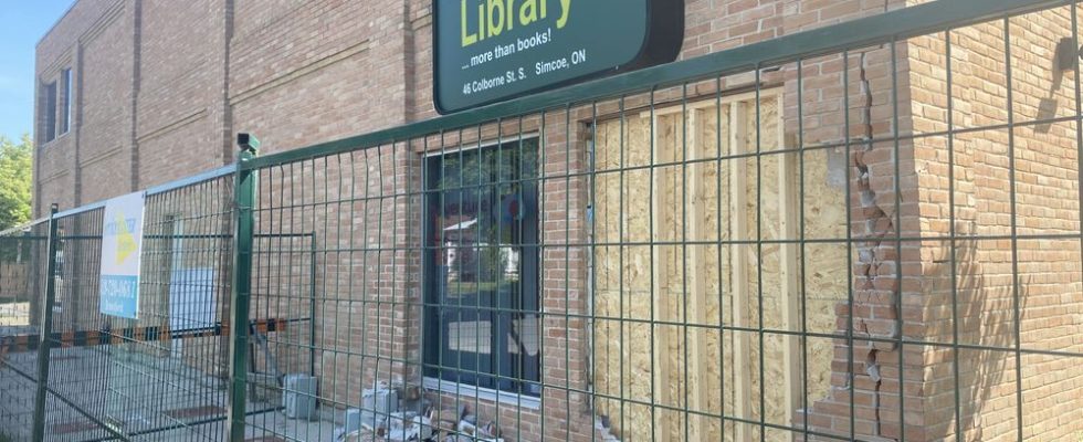 Simcoe library branch closing temporarily starting Thursday