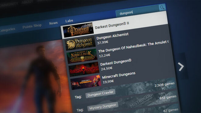 Steam has made its search engine much better