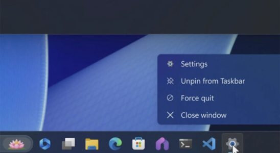 Taskbar process termination support is on its way for Windows