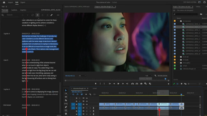 Text based editing era begins for Adobe Premiere Pro